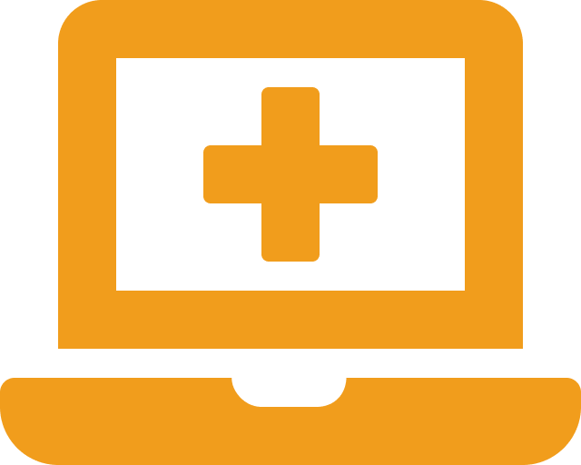 Laptop Medical Icon
